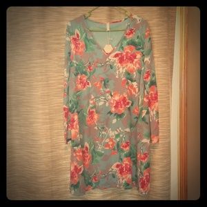 Pink blush maternity dress size XL